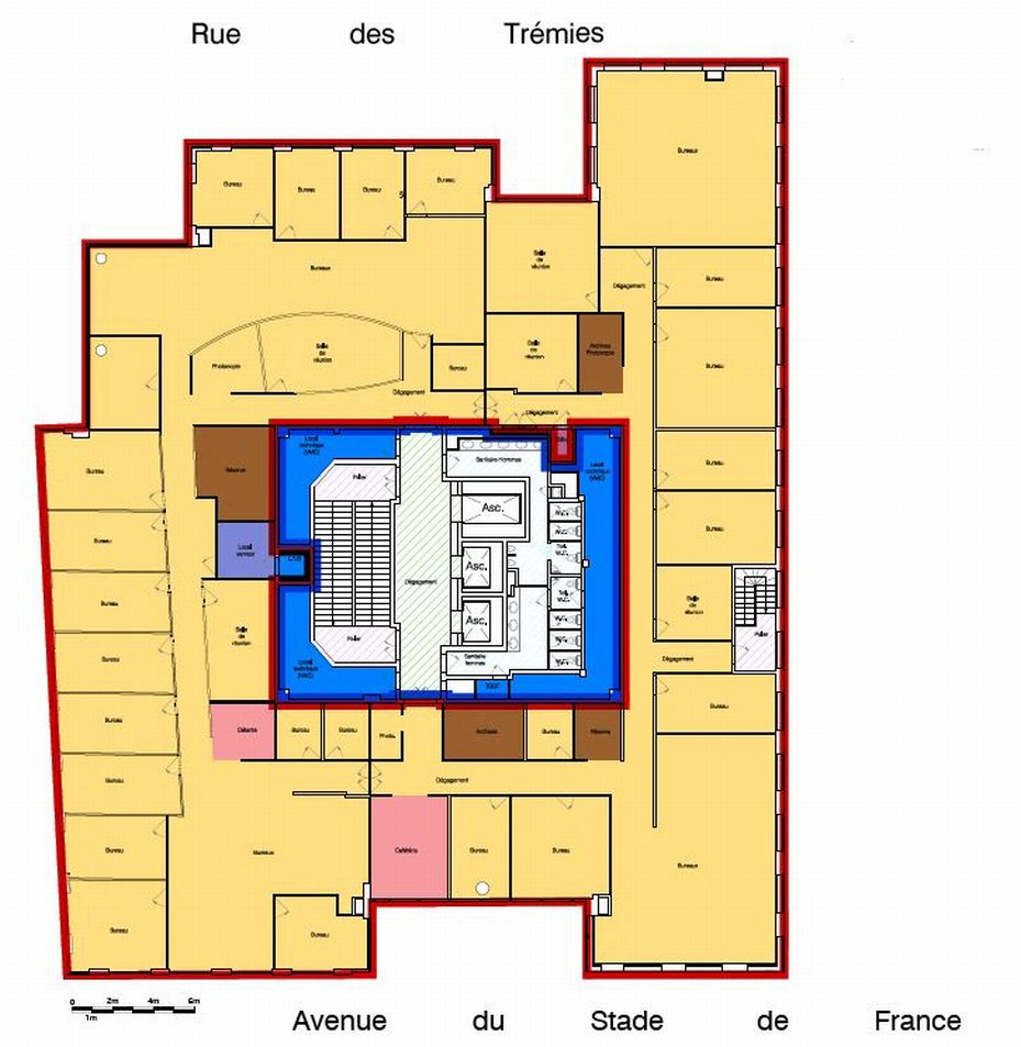 Bureau Saint-Denis 8435m² Location bureau Saint-Denis Seine-Saint-Denis OLBUR2107283 8